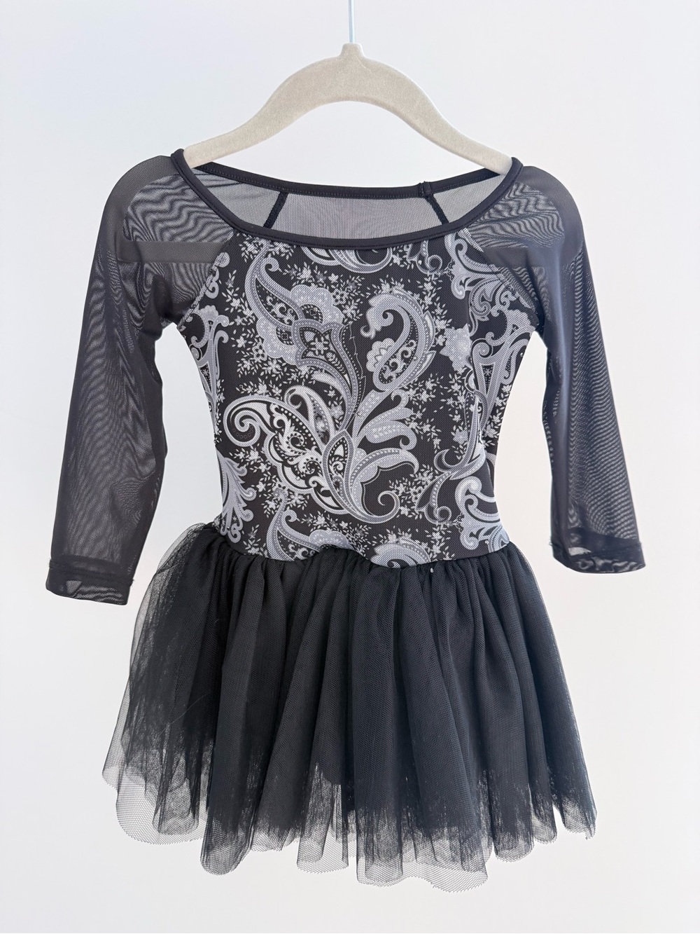 Mirella dance leotard with attached skirt